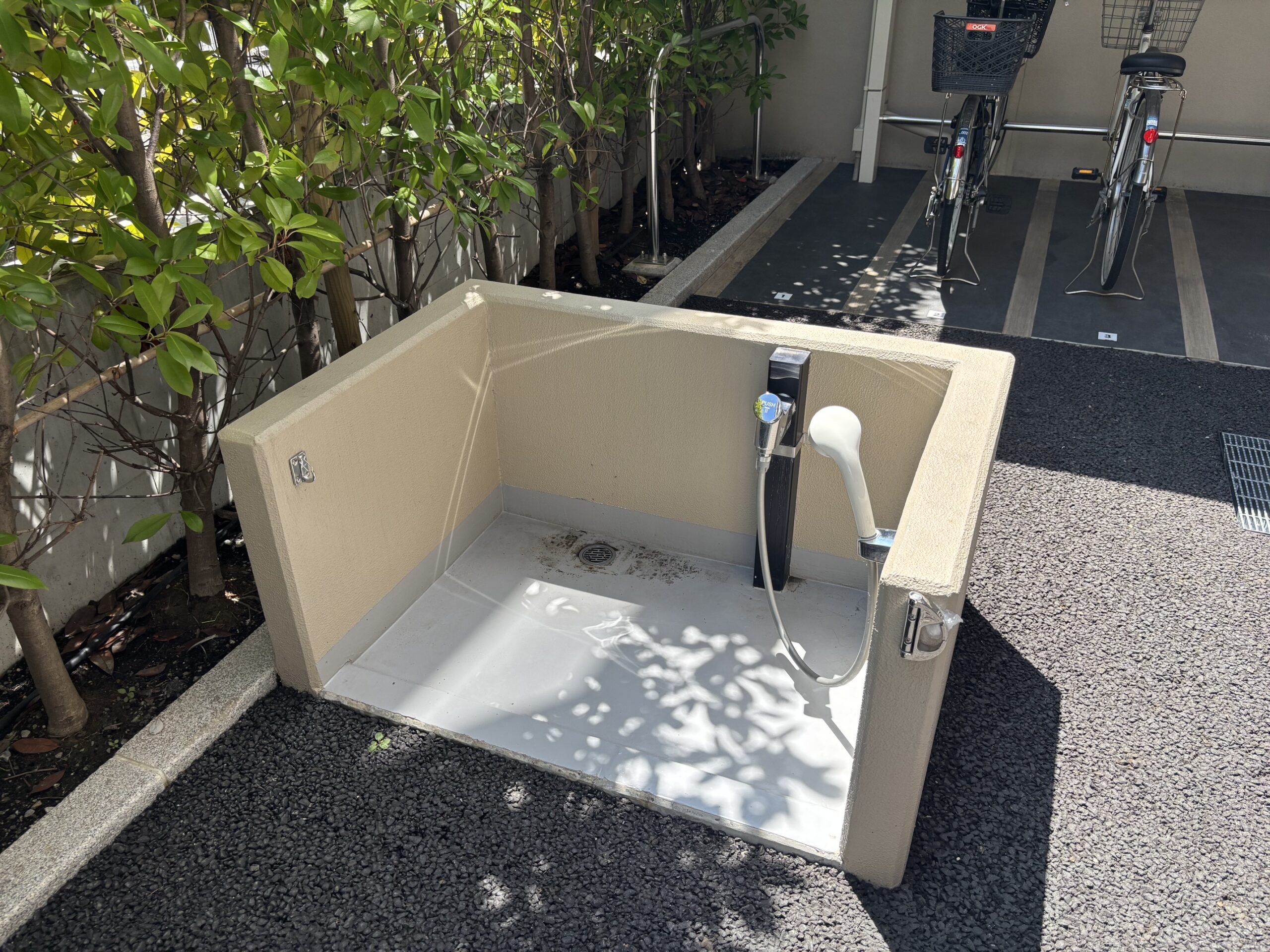 ペット足洗い場